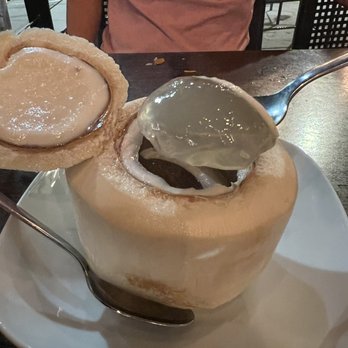 ZOMO Asian + American Eatery - Coconut dessert on the inside - Vietnamese Near Me - Englewood, Colorado