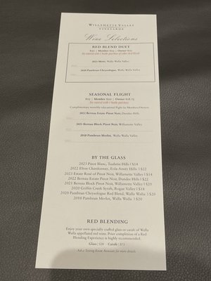 Menu photo 6 Willamette Valley Vineyards - Vancouver Waterfront Vancouver, WA Menu photo 6 Willamette Valley Vineyards - Vancouver Waterfront Vancouver, WA