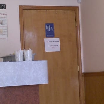 China King - Restroom for customers - Chinese Near Me - Atlanta, Georgia