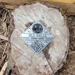 Ole Bolle - Sign - #120 of Thomas Dambo's trolls
