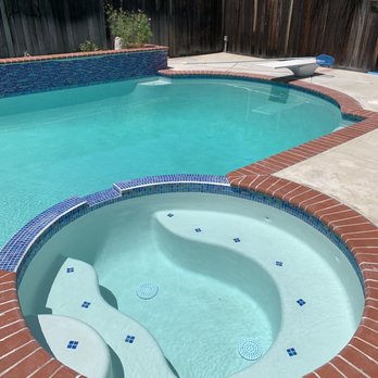 Speedy Sam's Pool Service - This is my new swimming pool after remodel - Pool & Hot Tub Service Near Me