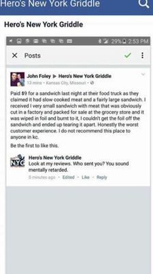 Hero's NewYork Griddle by null