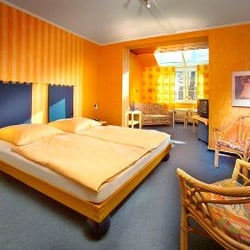 Landidyll Wilminks Parkhotel - Komfortzimmer mit Wasserbett