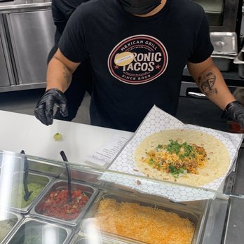 Chronic Tacos - They have a good selection of  Salsas and even fresh grilled veggies - Mexican Near Me - Hesperia, California