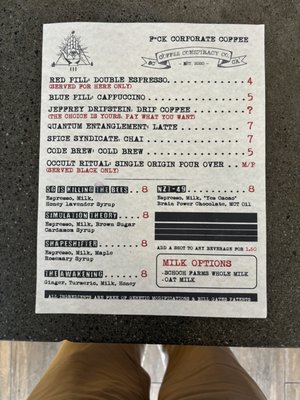 Menu photo 4 Coffee Conspiracy Capitola, CA