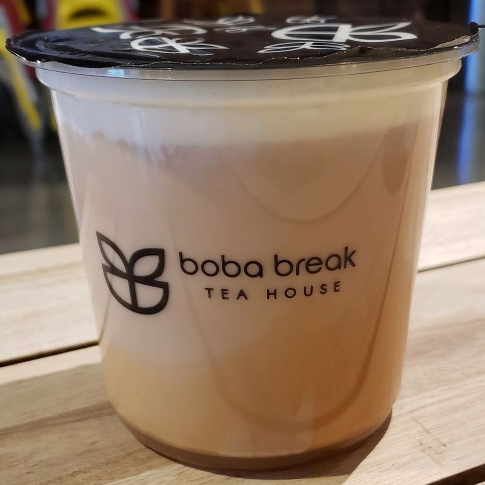 Boba Break Tea House - Salted Caramel Milk Tea - Bubble Tea Near Me - Glendora, California