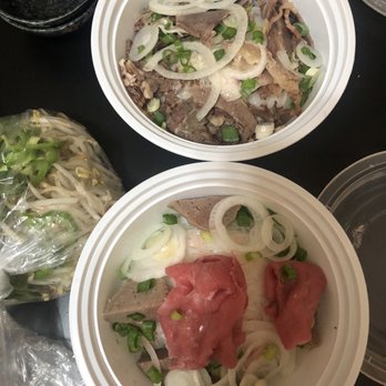 Pho Today - P13 (Pho with Meatball and Rare Steak) and Pho with Brisket and Flank. - Vietnamese Near Me - Fort Lee, New Jersey Pho Today - P13 (Pho with Meatball and Rare Steak) and Pho with Brisket and Flank. - Vietnamese Near Me - Fort Lee, New Jersey