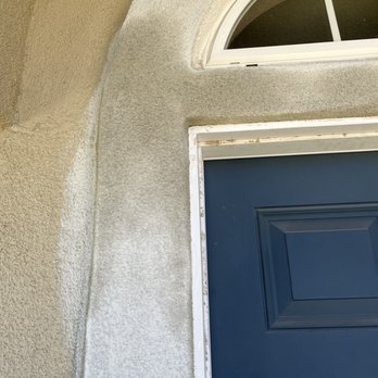 Zargoza Plastering - I replaced my front door and ended up cracking the stucco around the trim. They matched everything perfectly. - Stucco Services Near Me