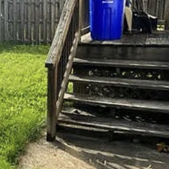 RAW Renovations & Restoration - Before photo: back porch - Flooring Near Me