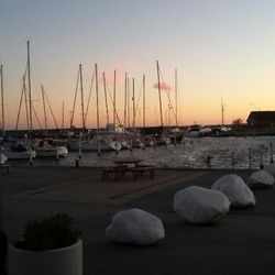 Den Blå Café - Solnedgang på østkysten