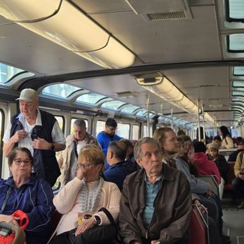 Seattle Center Monorail - Inside - Public Transportation Near Me - Seattle, Washington