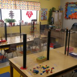 Denbigh Christian Academy - One of our 5K classes with partitions for each child.