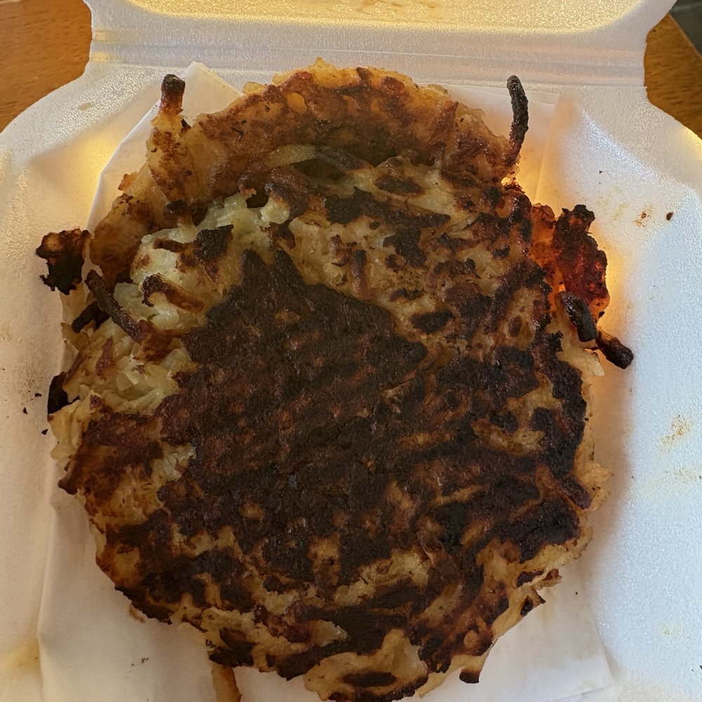 Potato Latkes (burned)