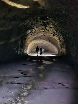 Lava River Cave by null