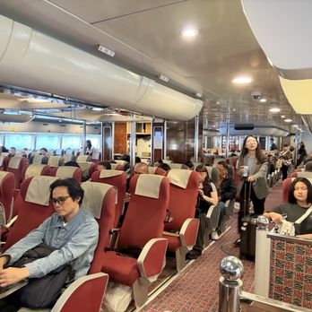 港澳客輪碼頭 - Turbo Jet ferry boat interior - Ferries Near Me - Hong Kong, HK