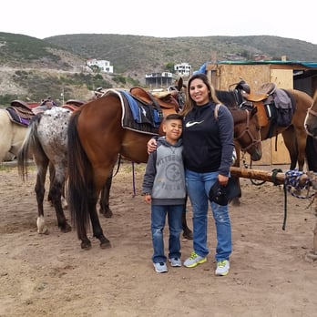 Desert Trails - getting ready to ride - Horseback Riding Near Me - Ensenada, BCN