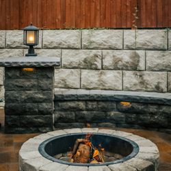 Integrity Outdoors - Bothell After:
- Wood Burning Fire Pit
- Seating Wall
- Low Voltage Lighting
