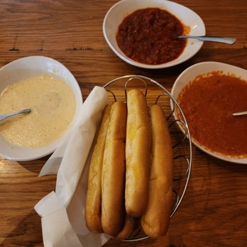 Olive Garden Italian Restaurant - Red sticks with all you can eat dipping sauces for extra 5 bucks - Italian Near Me - Orlando, Florida