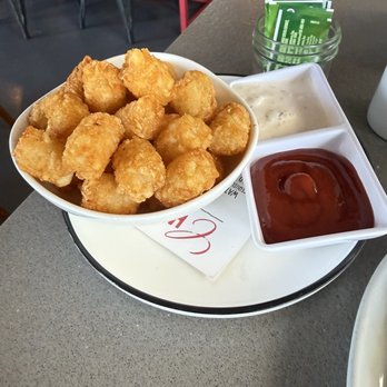Cheeky's - Tater tots and house made ranch. So comforting and tasty. - Breakfast & Brunch Near Me - Palm Springs, California