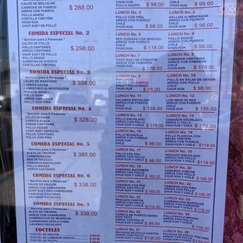 Mykasa - MENU - Chinese Near Me - Tijuana, BCN Mykasa - MENU - Chinese Near Me - Tijuana, BCN