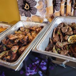 Premium Taste Catering - Lamb chops & grilled chicken