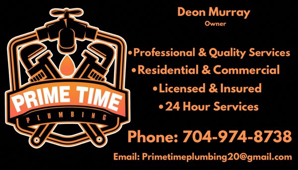 Prime Time Plumbing Services