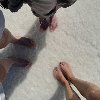 Badwater Basin - We all had to get our feet exfoliated - Landmarks & Historical Buildings Near Me - Death Valley, California