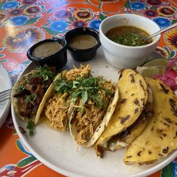 Various tacos