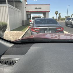 Sitting in line for 20 minutes already!