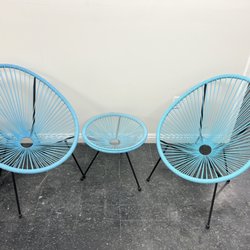 Patio Oasis 8 - Outdoor Furniture 3pcs Aqua set clearance sale while supply last 79.99$