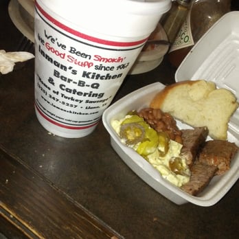 Inman’s BBQ - I couldn't even finish my plate im so stuffed. And believe me im taking this home to eat later - Barbeque Near Me - Llano, Texas Inman’s BBQ - I couldn't even finish my plate im so stuffed. And believe me im taking this home to eat later - Barbeque Near Me - Llano, Texas