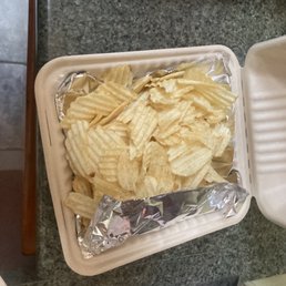 Chips with take out sandwiches Chips with take out sandwiches