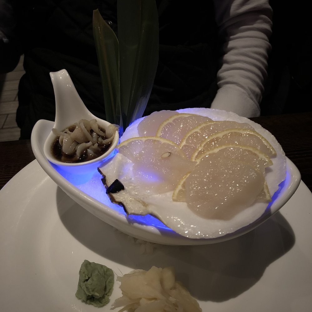 Passion Fin - sliced scallops - Sushi Bars Near Me - Gainesville, Virginia Passion Fin - sliced scallops - Sushi Bars Near Me - Gainesville, Virginia