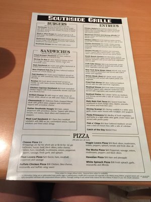 Menu photo 6 Southside Grille Bunnell Florida, FL