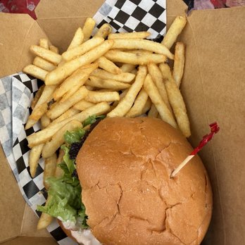 Peacock Cafe - Hamburger and Fries - American Near Me - Arcadia, California