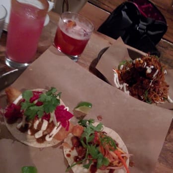 La Carnita - Front (white rum bling, in cod we trust, crispy cojita) back (pulled pork) - Mexican Near Me - Toronto, Ontario La Carnita - Front (white rum bling, in cod we trust, crispy cojita) back (pulled pork) - Mexican Near Me - Toronto, Ontario