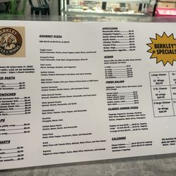 Berkley Pizza & Wings - Menu