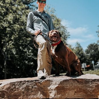 Skyline K9 - Trainer and my pup. Looking fantastic - Pet Training Near Me