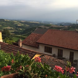 Osteria Da Gemma - View from the outdoor eating patio.