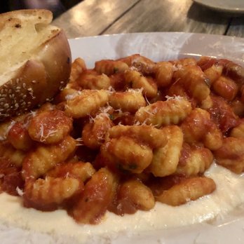 Beginnings - Delicious homemade Gnocci w fresh garlic bread! - Bars Near Me - Atlantic Beach, New York