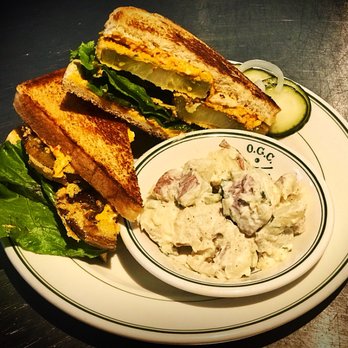 The Porch - Salmon BLT with homemade side salad - American Near Me - Springfield Center, New York