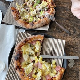 Two small personalized pizzas Two small personalized pizzas
