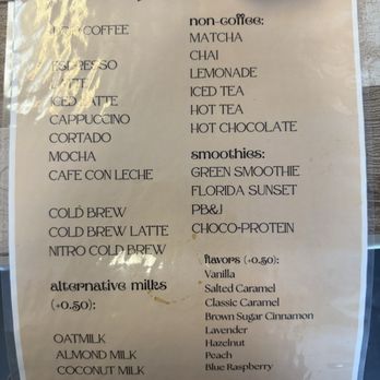 Brown Bag Coffee Company - Menu - Breakfast & Brunch Near Me - Palm Harbor, Florida Brown Bag Coffee Company - Menu - Breakfast & Brunch Near Me - Palm Harbor, Florida