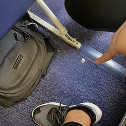 Ryanair - Gum stuck to the floor