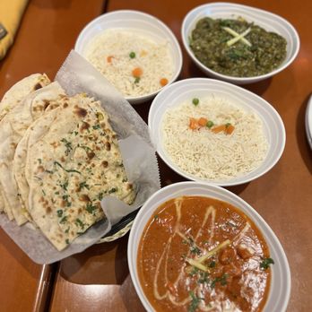 Cumin & Curry - Bread basket, Seprate Rice, CHICKEN TIKKA MASALA, chicken sagwala chicken (green dish) - Indian Near Me - Columbus, Ohio Cumin & Curry - Bread basket, Seprate Rice, CHICKEN TIKKA MASALA, chicken sagwala chicken (green dish) - Indian Near Me - Columbus, Ohio