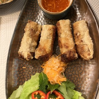 Le Colonial - Delray Beach - Cha Gio - Crispy shrimp and pork roll - Vietnamese Near Me - Delray Beach, Florida Le Colonial - Delray Beach - Cha Gio - Crispy shrimp and pork roll - Vietnamese Near Me - Delray Beach, Florida
