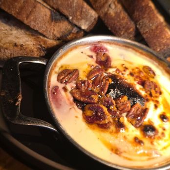 Filthy Animal - Melted brie dip with pecans and graoes - Cocktail Bars Near Me - Tempe, Arizona