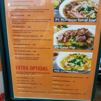 Pho Ca Dao & Grill - Menu - Vietnamese Near Me - Santee, California Pho Ca Dao & Grill - Menu - Vietnamese Near Me - Santee, California