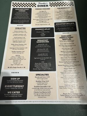 Menu photo 2 Frankie's Diner Bridgeport, CT