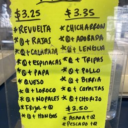 Updated menu 4/2021 Updated menu 4/2021